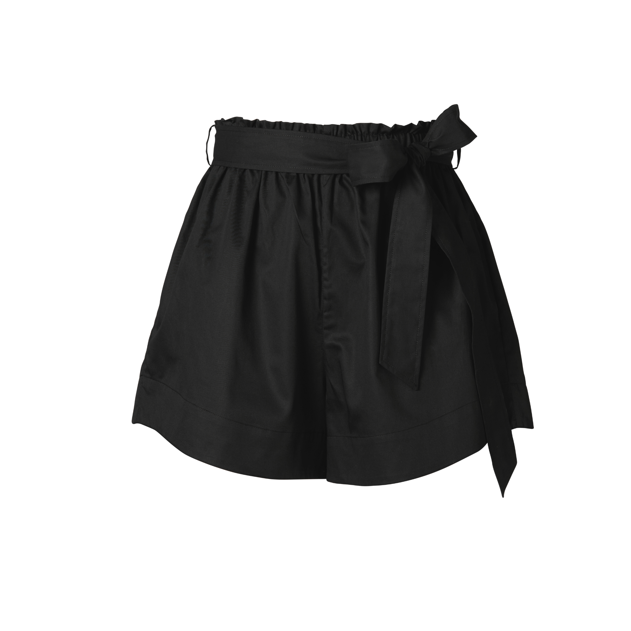 POETx Paper bag shorts in 100% polished cotton poplin.