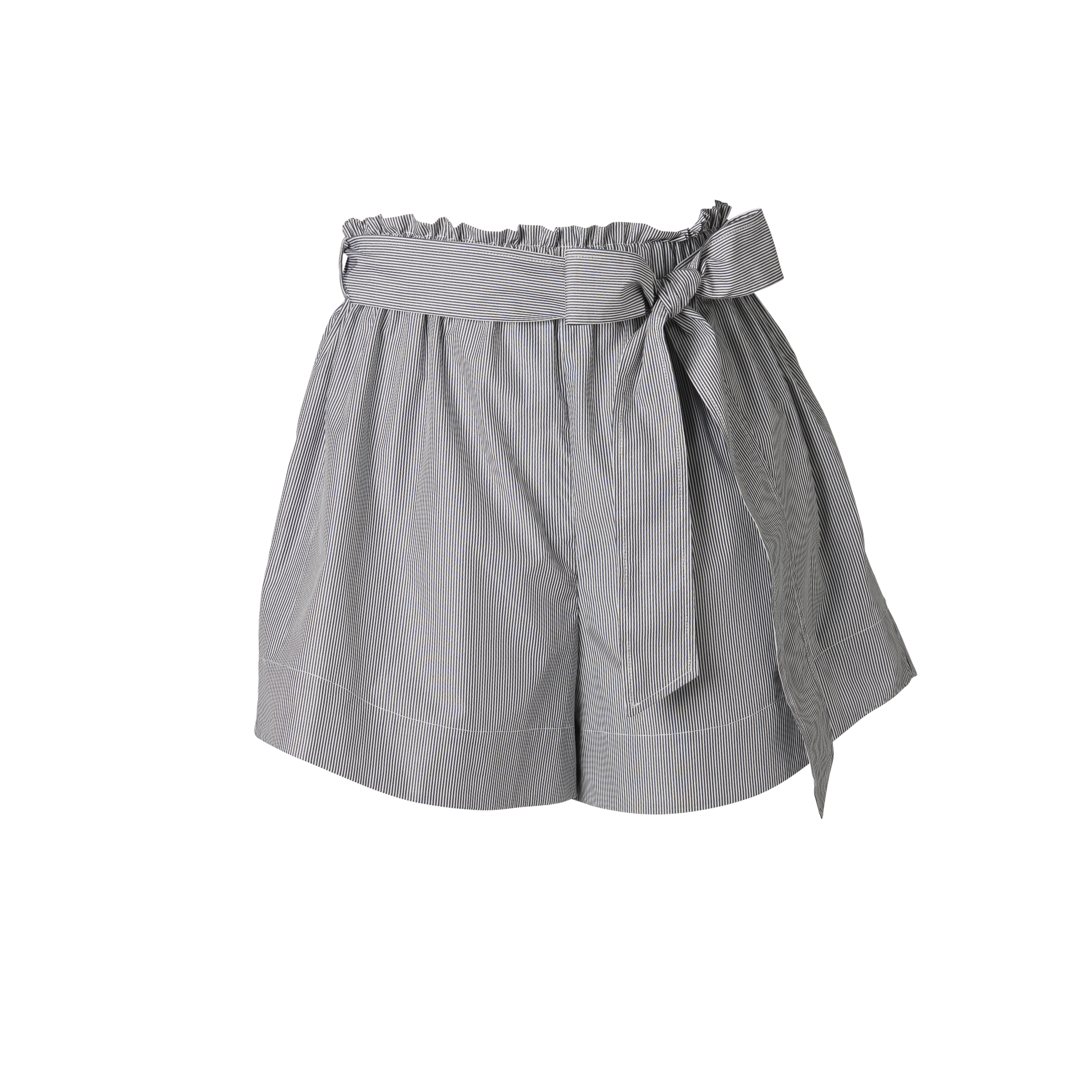 POETx Paper bag shorts in 100% polished cotton poplin.