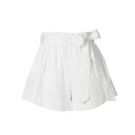 POETx Paper bag shorts in 100% polished cotton poplin.