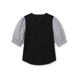 POETx Cotton T-Shirt made from 100% Australian organic cotton paired with polished cotton poplin sleeves.
