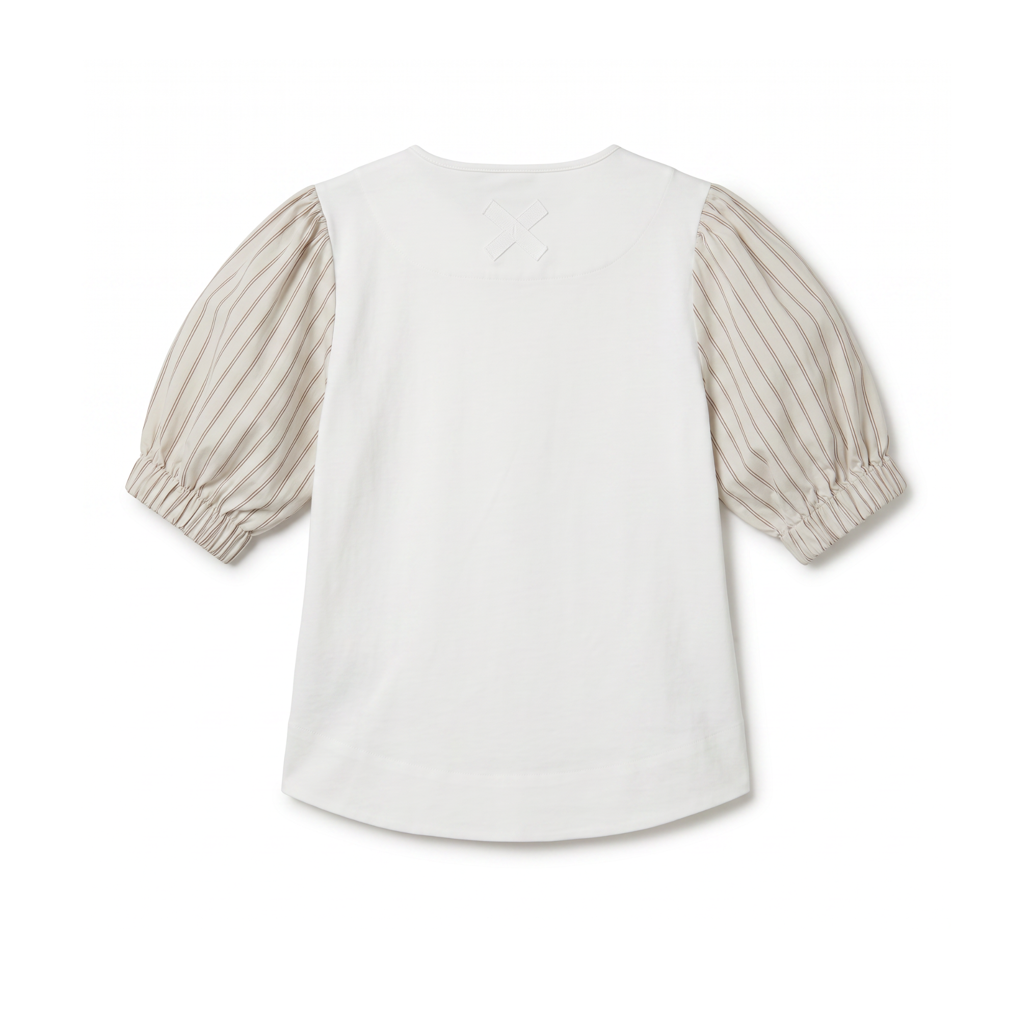 POETx Cotton T-Shirt made from 100% Australian organic cotton paired with polished cotton poplin sleeves.
