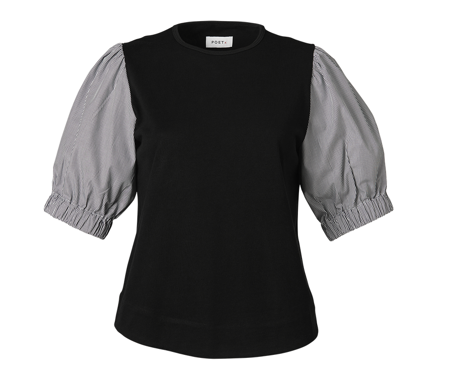 PORTx-rilke-organic-cotton-t-shirt-black-navy-stripe
