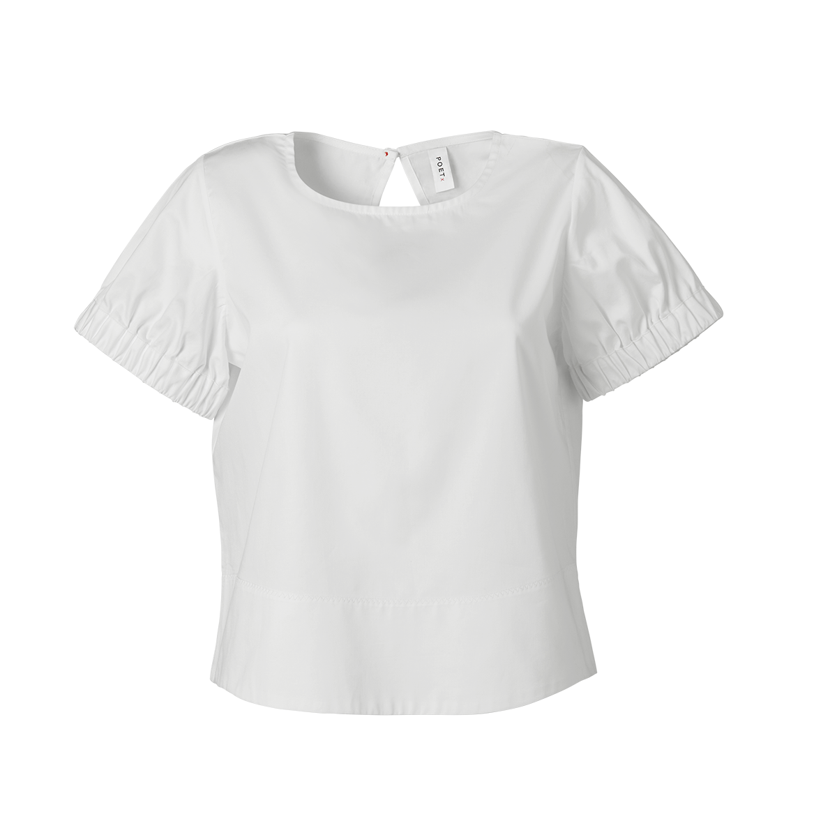 POETx-rilke-elastic-sleeve-top-white