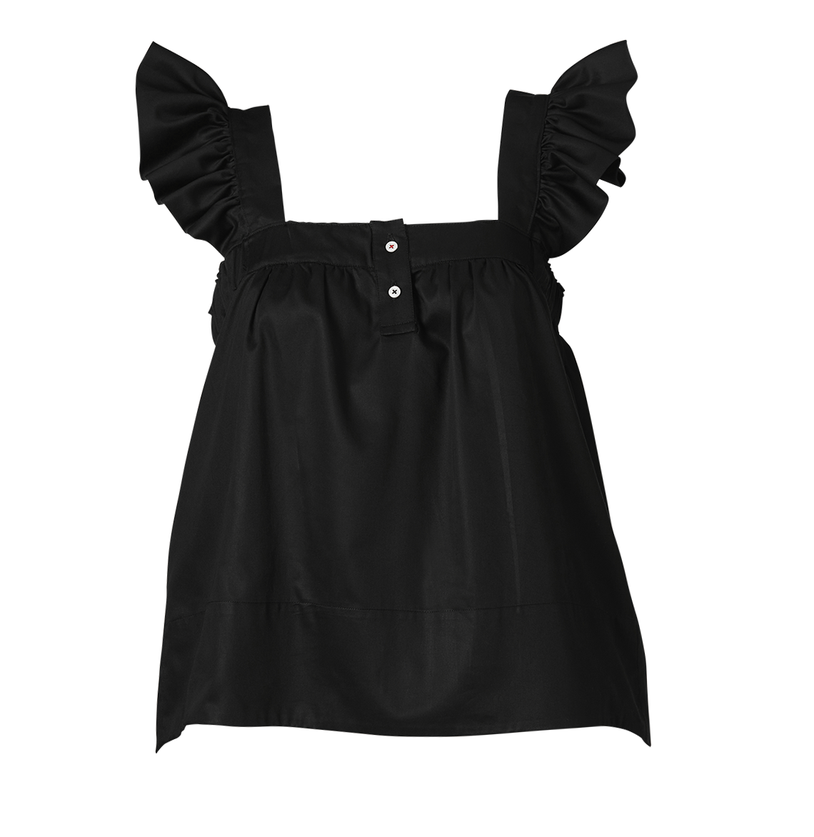 POETx-rilke-flutter-sleeve-top-black
