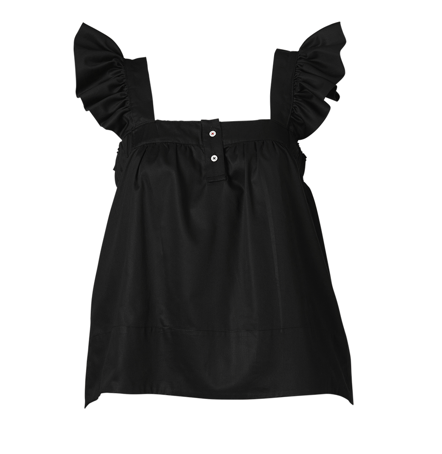 POETx-rilke-flutter-sleeve-top-black