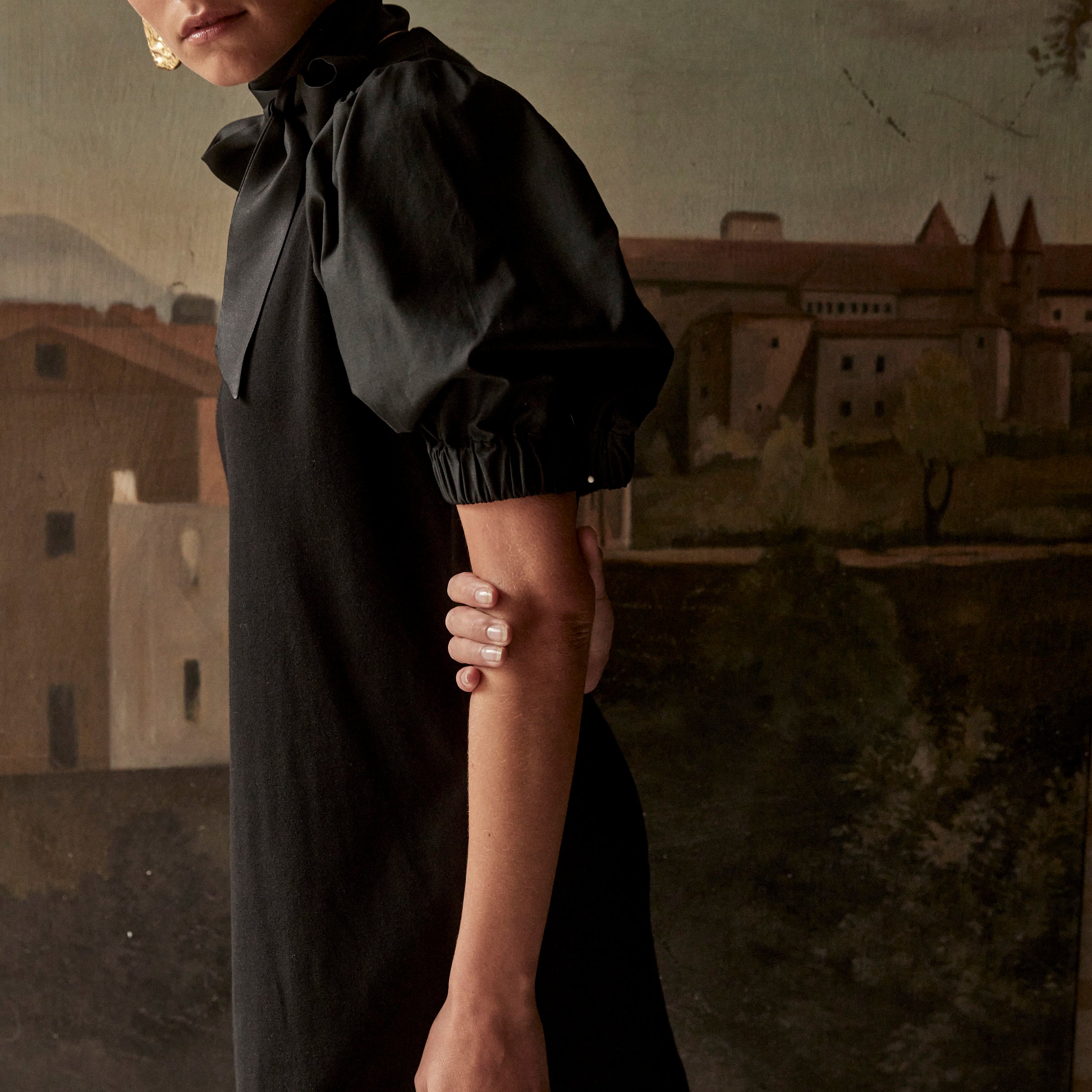 POETx-rilke-organic-cotton-t-dress-black